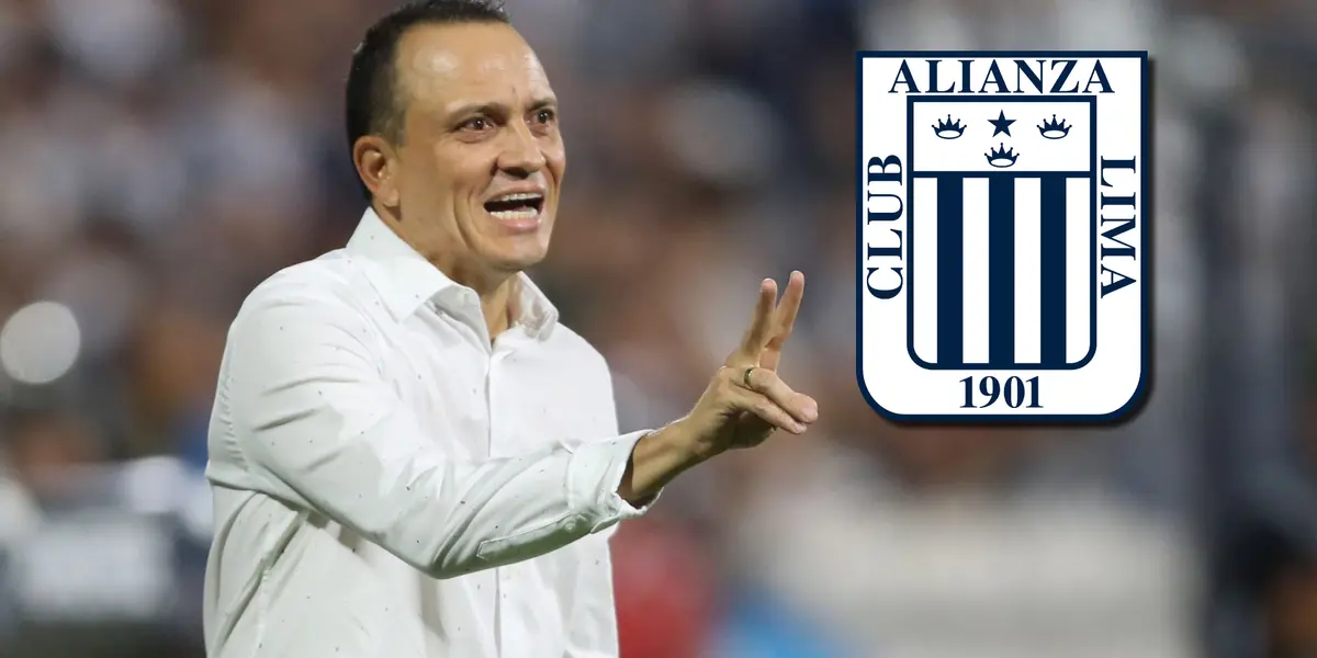 Alejandro Restrepo dirigiendo a Alianza Lima en Matute