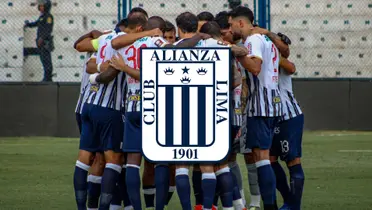 Alianza Lima en el partido ante Comerciantes Unidos por el Torneo Apertura