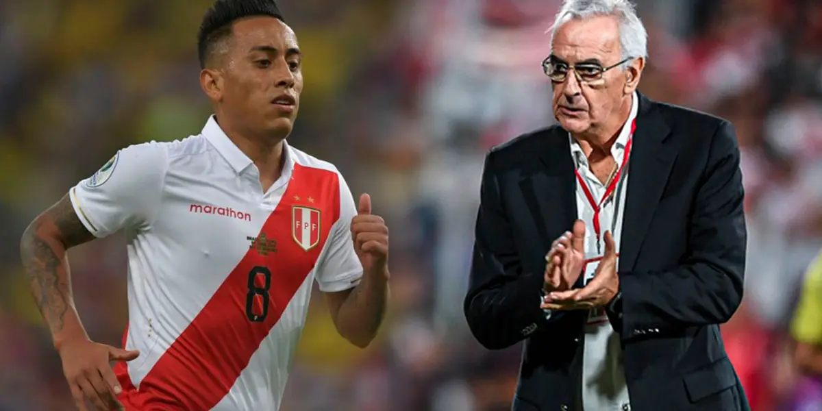 Christian Cueva y Jorge Fossati