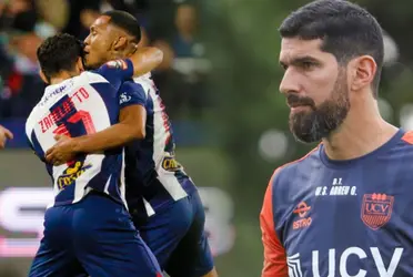 El entrenador uruguayo no quedó contento tras la noche mágica de Alianza Lima en Matute