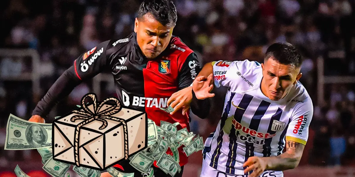 Una acción de juego en el duelo entre FBC Melgar vs Alianza Lima