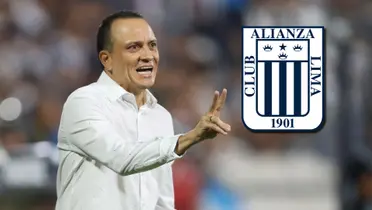 Alejandro Restrepo dirigiendo a Alianza Lima en Matute