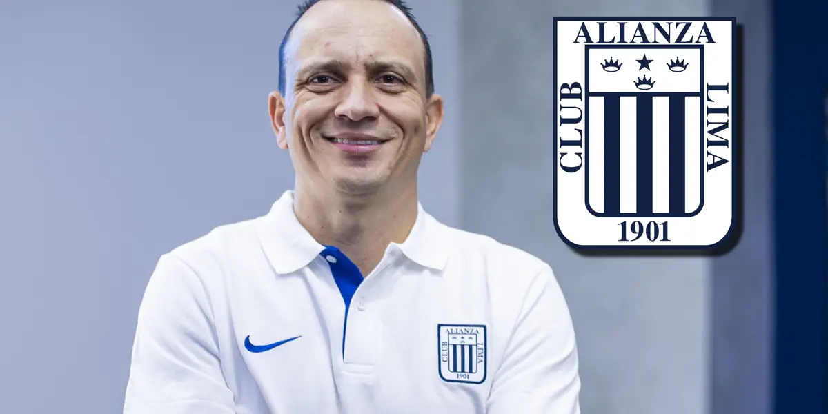 Alejandro Restrepo es el DT de Alianza Lima en esta temporada 2024