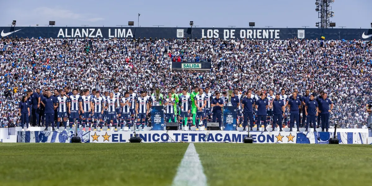 Alianza Lima por fin está realizando la presentación oficial del equipo