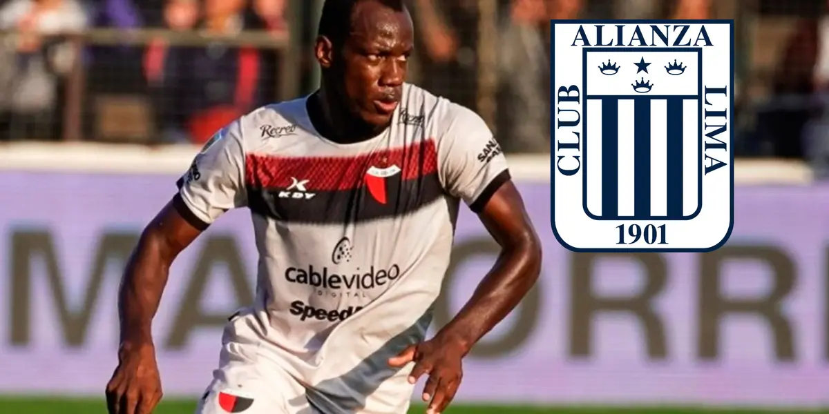 Baldomero Perlaza jugó esta temporada en Colón Santa Fe de Argentina