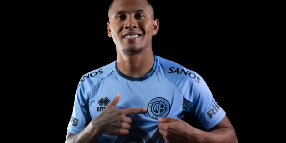 Bryan Reyna firmó con Belgrano hasta fines del 2026