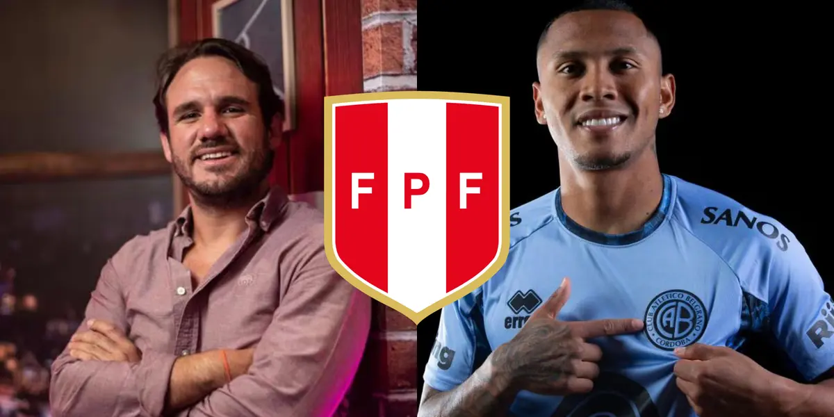 Bryan Reyna recibió la confianza de Jorge Fossati en la bicolor