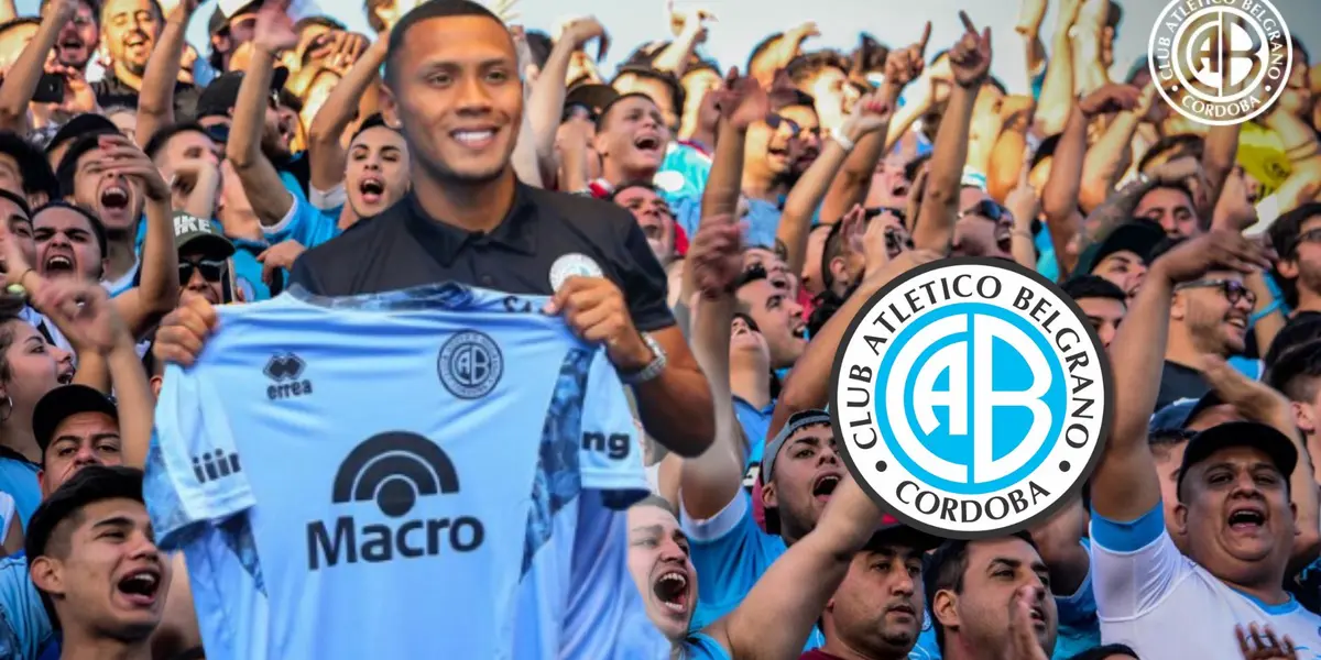 Bryan Reyna usa la camisera número 11 en Belgrano