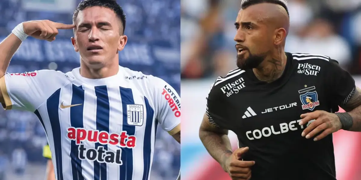 Cristian Neira de Alianza Lima y Arturo Vidal de Colo Colo