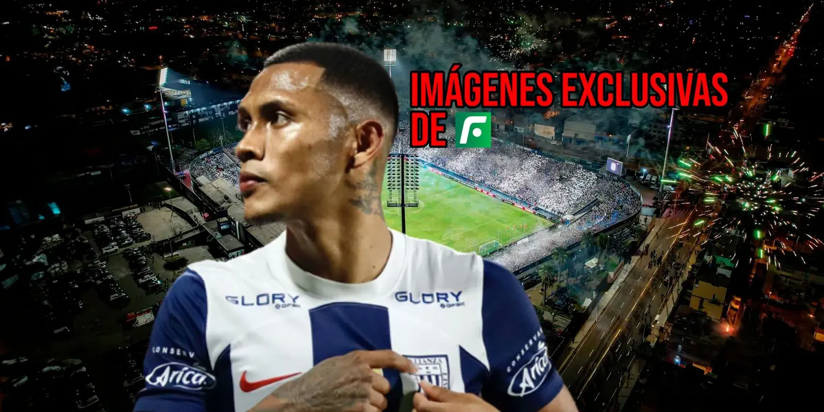 Delantero fue recibido por los hinchas íntimos en el Alejandro Villanueva.