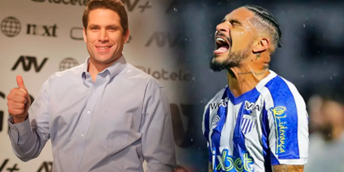 El actual periodista no dudó en dejarle tremendo recado a los hinchas blanquiazules