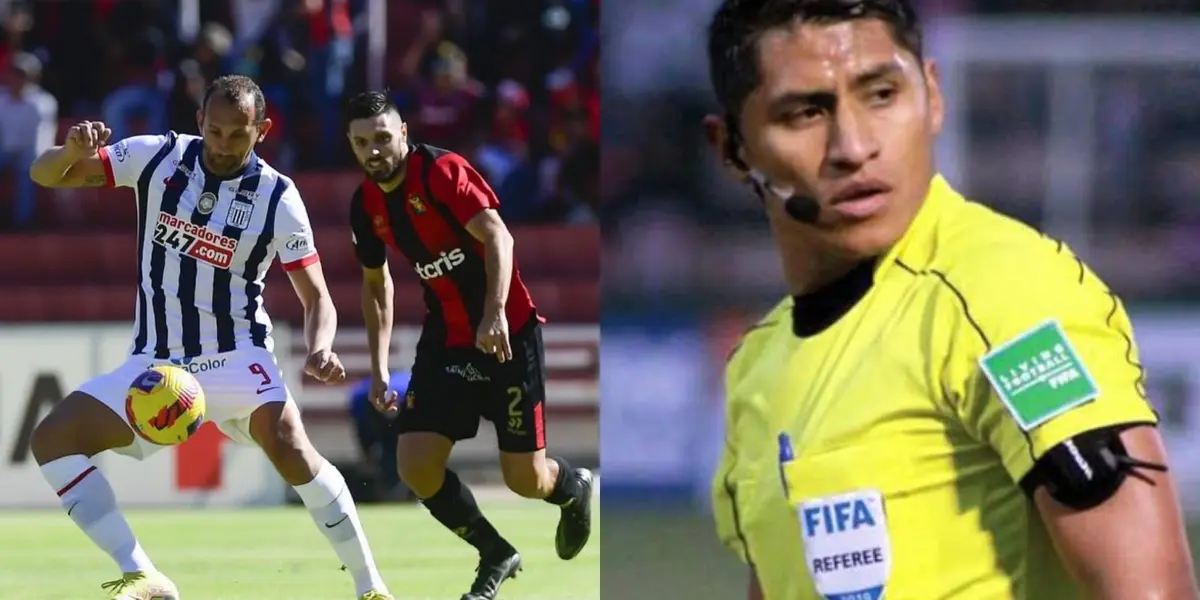 El árbitro FIFA fue el protagonista de la derrota de Alianza Lima en Arequipa