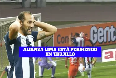 El defensa blanquiazul tuvo mala suerte y el partido se está perjudicando