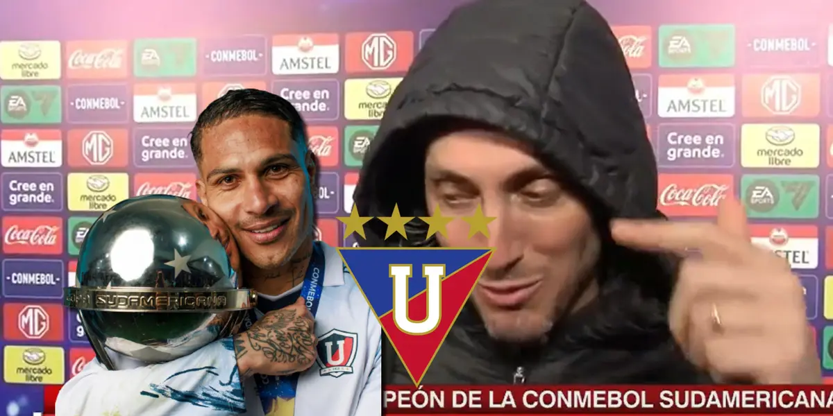 El delantero de 39 años ganó la Copa Sudamericana, después de salir de Racing