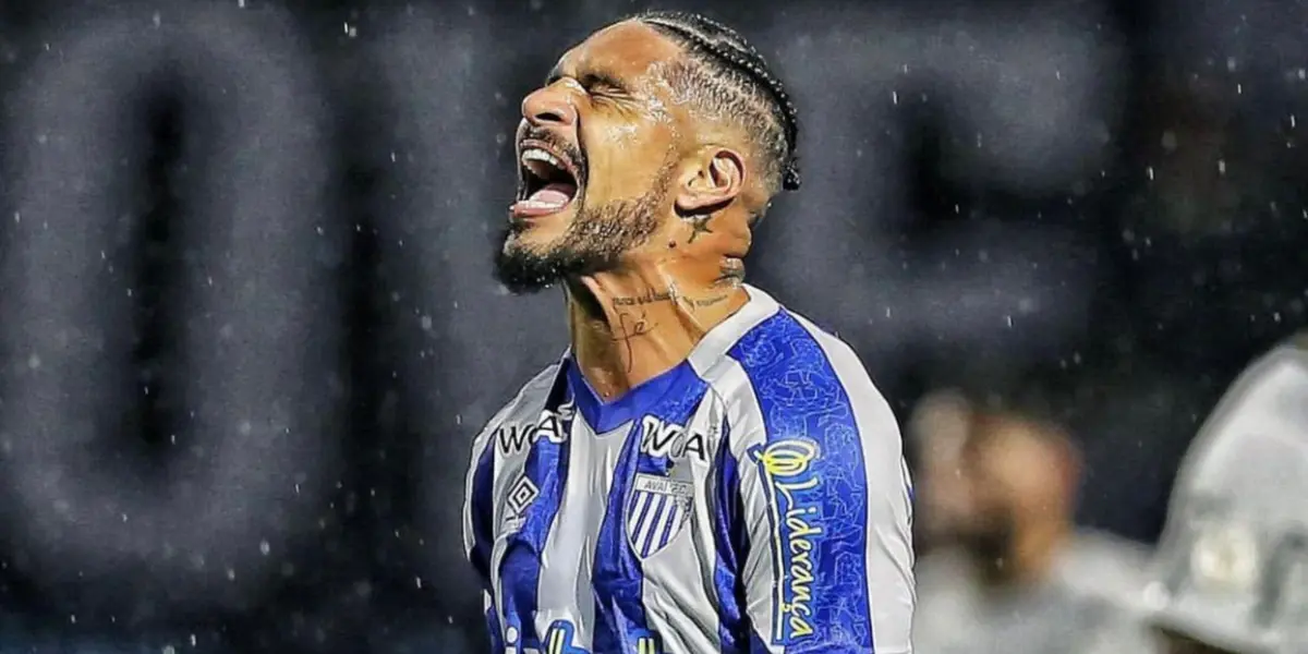 El delantero no sería más jugador del Avaí de Brasil tras descender