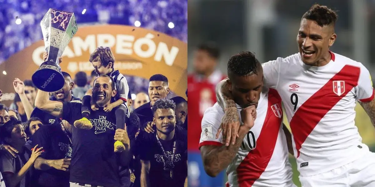 El delantero se quedó con el premio del mejor jugador de la Liga 1