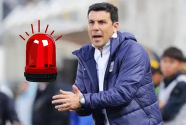 El entrenador blanquiazul está lidiando con muchos problemas desde que llegó al club