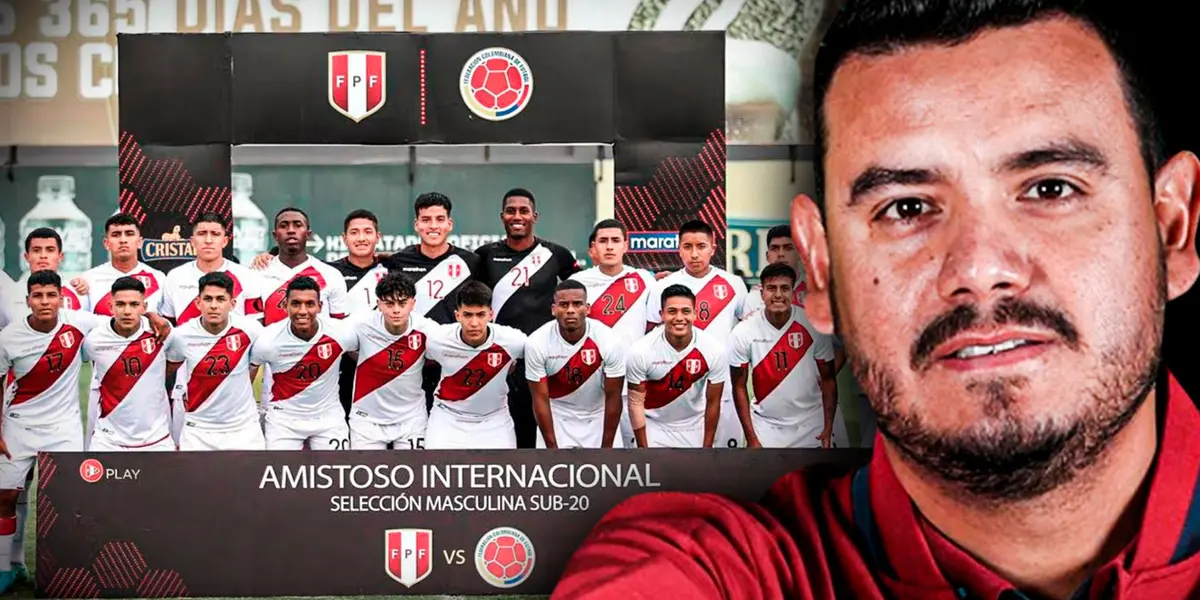El entrenador de la Selección Peruana Sub 20 recibió una ola de críticas por este motivo