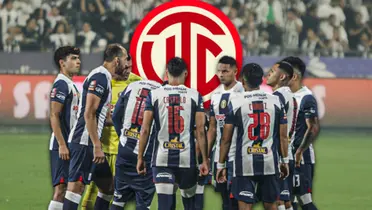 El equipo de Alianza Lima y el escudo de UTC
