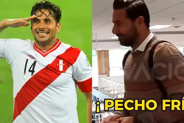 El ex Alianza Lima llegó al aeropuerto para tomar un vuelo a Alemania