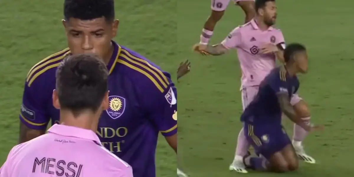 El volante con pasado blanquiazul enfrentó al astro argentino en la Leagues Cup