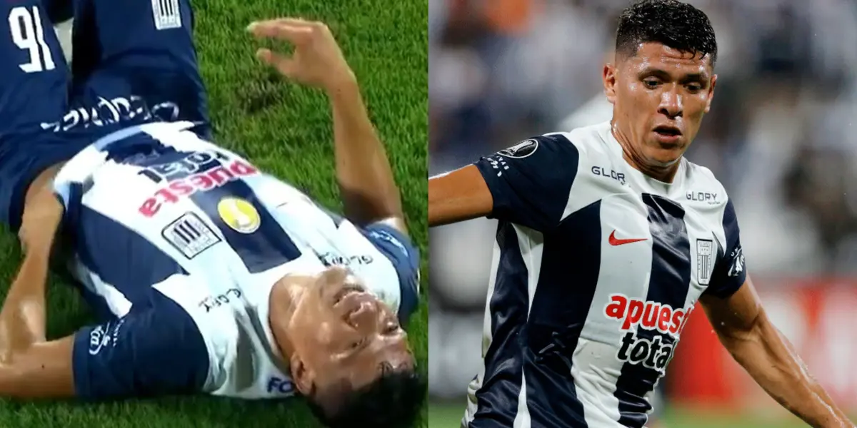 El volante se lesionó y por nada del mundo quería salir del campo