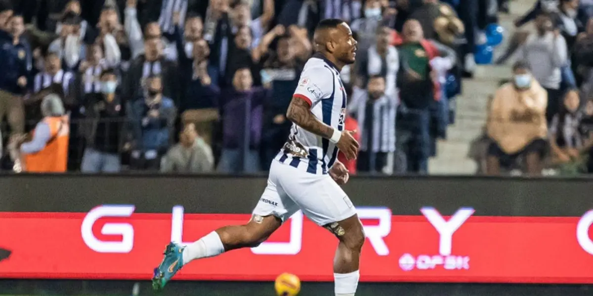 El Zorrito fue titular y logró marcar dos goles en el triunfo blanquiazul contra la Universidad San Martín.