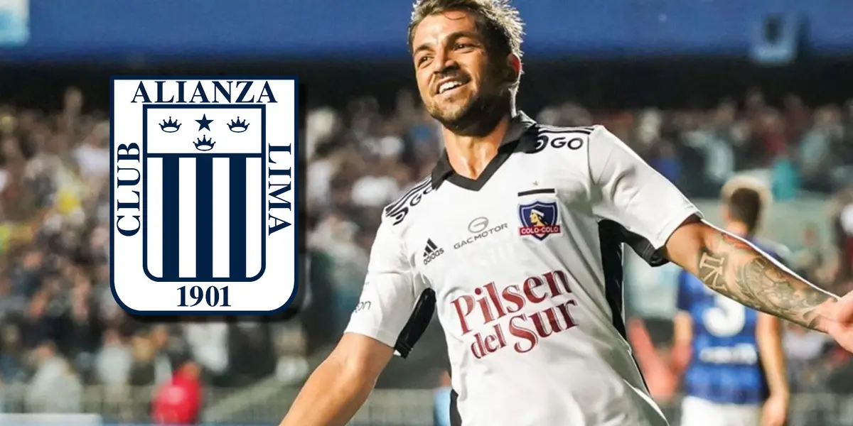 Gabriel Costa jugando en Colo Colo antes de llegar a Alianza Lima