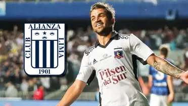 Gabriel Costa jugando en Colo Colo antes de llegar a Alianza Lima