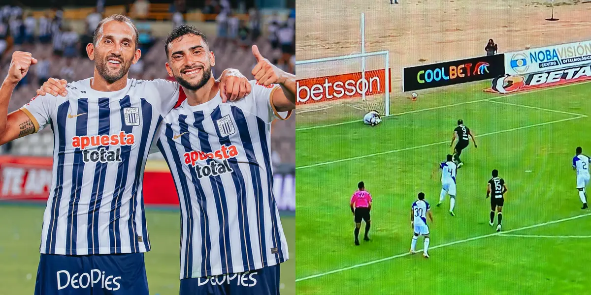 Hernán Barcos es titular en Alianza Lima junto con Cecilio Waterman