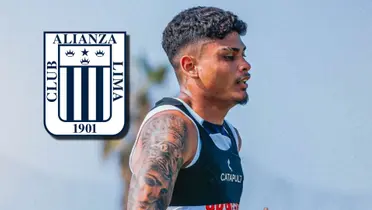 Jeriel De Santis entrenando en su llegada a Alianza Lima
