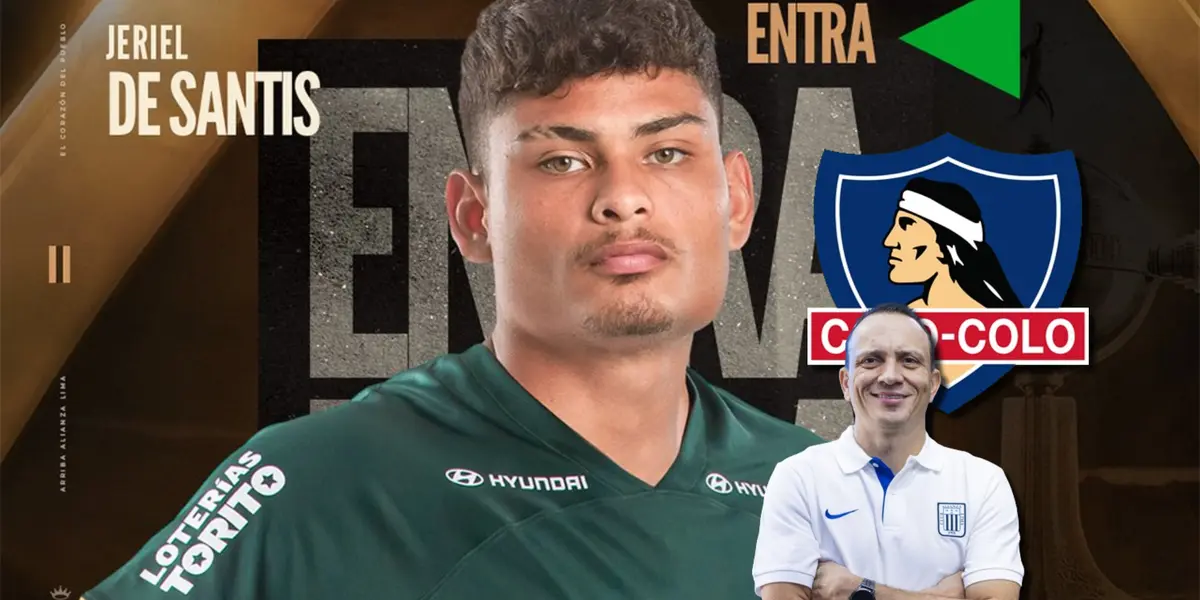 Jeriel De Santis tuvo minutos en el empate de Alianza Lima