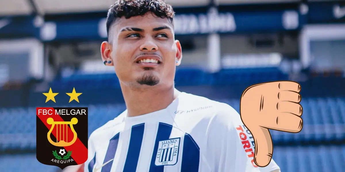 Jeriel De Santis vistiendo la camiseta de Alianza Lima