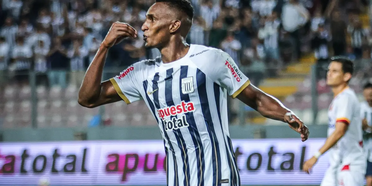 Jiovany Ramos tras anotar en la victoria ante Atlético Grau