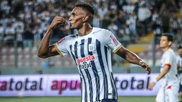 Jiovany Ramos tras anotar en la victoria ante Atlético Grau