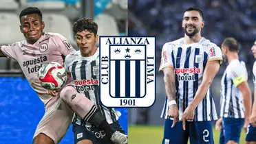 Juan Pablo Freytes celebrando tras anotar su segundo gol con Alianza Lima