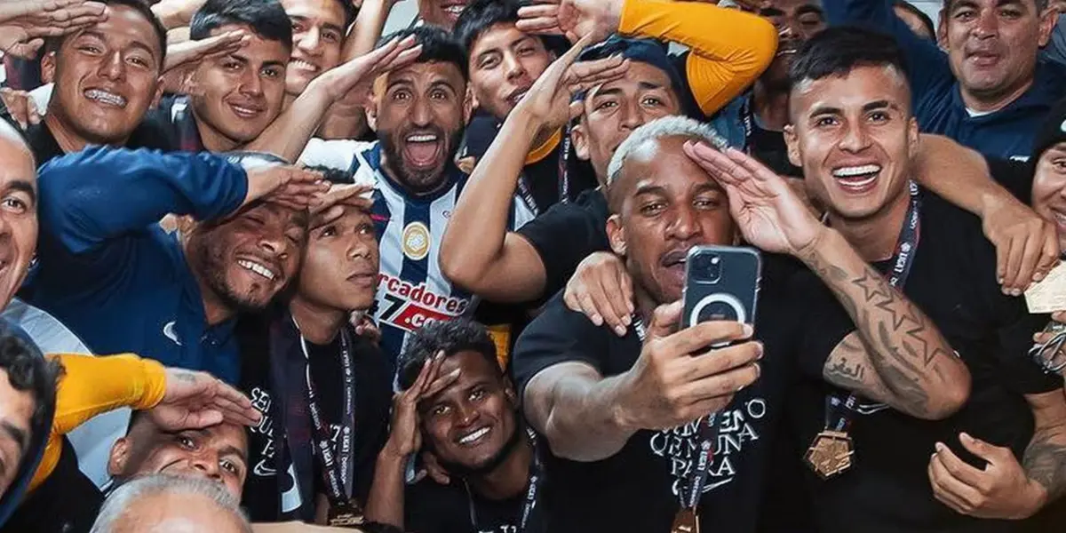 La ‘Foquita’ sorprendió al llegar al estadio, después del Apertura que ayer celebró Alianza Lima