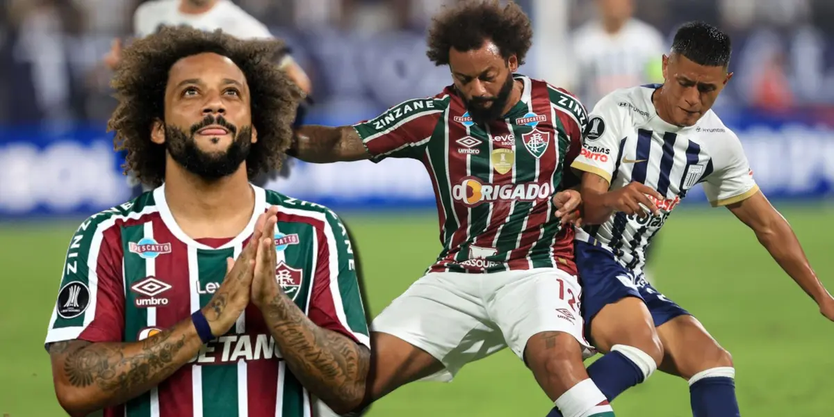 Marcelo tuvo un duelo aparte con Marco Huamán en el debut de la Libertadores