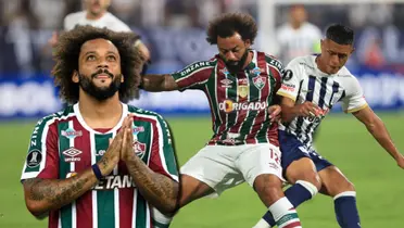 Marcelo tuvo un duelo aparte con Marco Huamán en el debut de la Libertadores