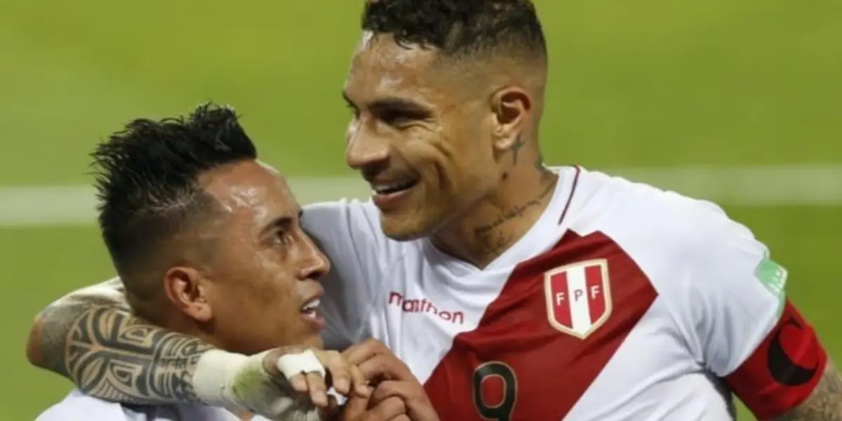 Paolo Guerrero jugó con Christian Cueva en la Selección Peruana