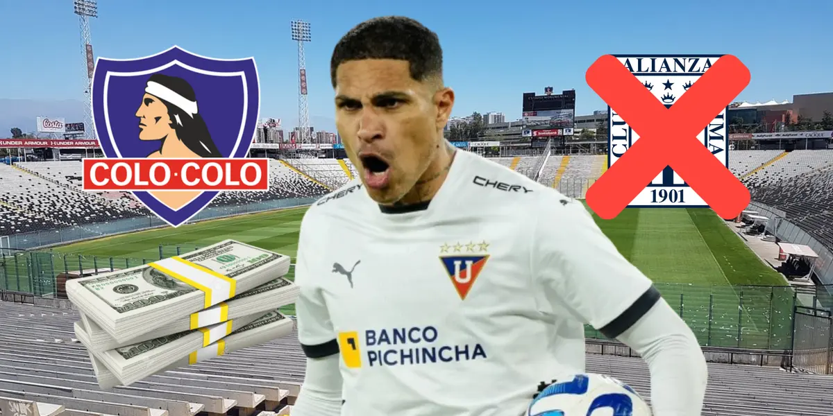 Paolo Guerrero podría llegar a Colo Colo de Chile.